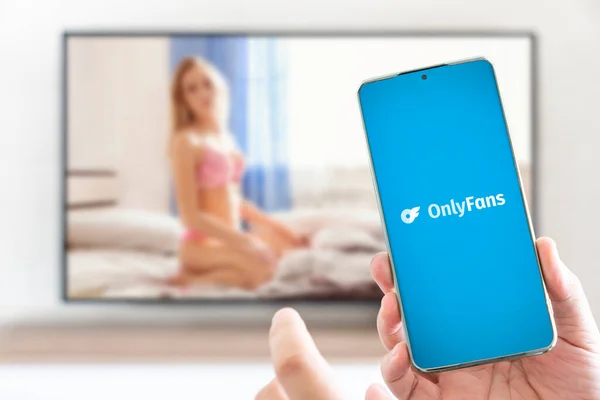 OnlyFans phone and TV image